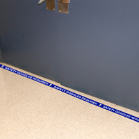 Safety Glasses Required Marking Tape