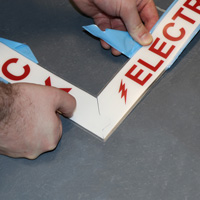 Safety Tape for Do Not Block Electrical Panel