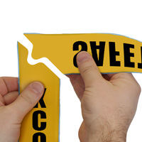 SDS do not block floor sign kit