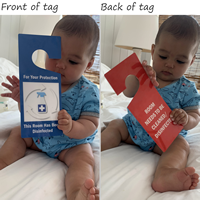 Room is disinfected tag